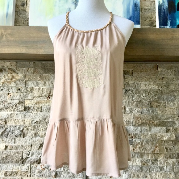 Passport Tops - Embroidered Halter Top